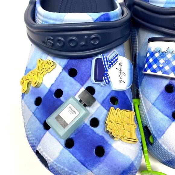 Bath & Body Works x Classic Crocs Blue Gingham Size Various - Picture 6 of 13